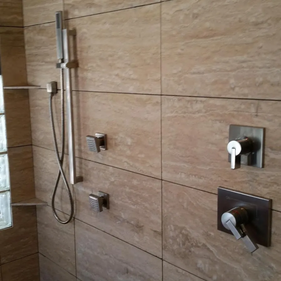 Shower fixture installation for Water Heater Replacement in Garfield